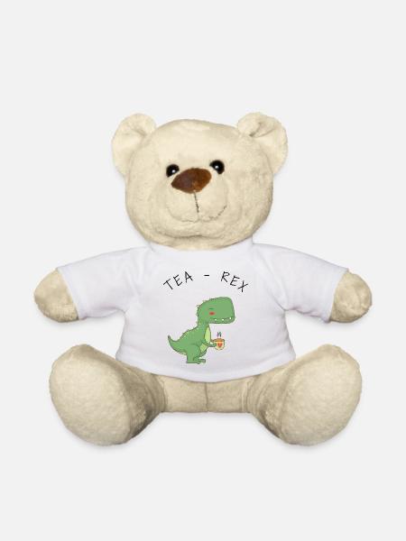 Lustige T-Rex-Teezeit - Teddy - Weiß