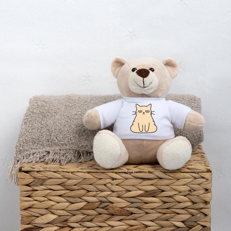Grumpy Lounge-Katze Teddy