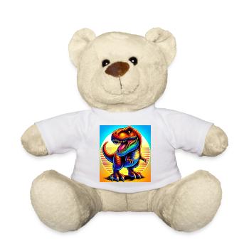Dinosaurier - Teddy - Weiß - Vorne