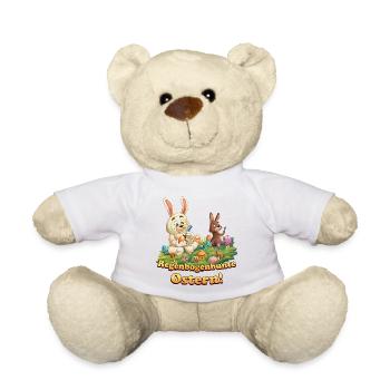 Siggi und der Zauberwald - Ostern Eier bemalen - Teddy - Weiß - Vorne