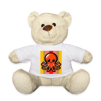 Pieuvre - Nounours - blanc - Devant