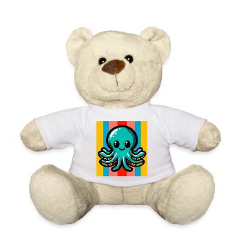 Pieuvre - Nounours - blanc - Devant