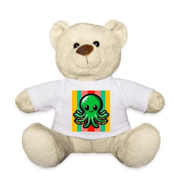 Pieuvre - Nounours - blanc - Devant