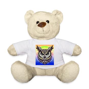 Eule - Teddy - Weiß - Vorne