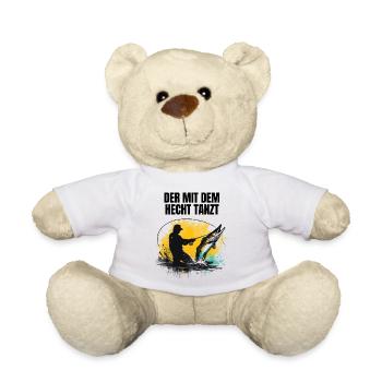 Der mit dem Hecht tanzt - Teddy - Weiß - Vorne