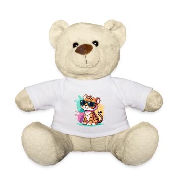 Tiger Splash bunte Sonnenbrillen - Teddy - Weiß - Vorne