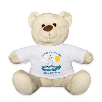 Rentner, Der Vermögensverwalter - Teddy - Weiß - Vorne