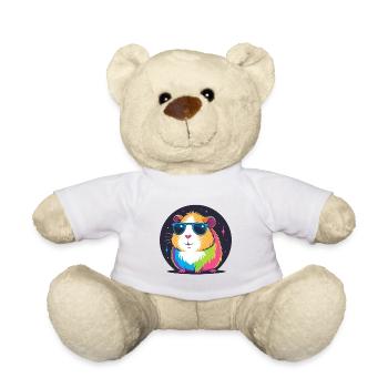 Rainbow Hamster Sunglasses - Teddy Bear - white - Front