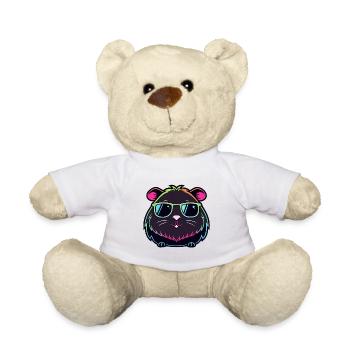 Hamster-Neon-Sonnenbrille - Teddy - Weiß - Vorne