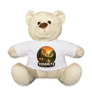 Yosemite Nationalpark Sunset Kalifornien Sierra  - Teddy - Weiß - Vorne