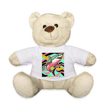 Requin - Nounours - blanc - Devant