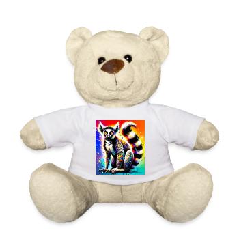 Lémurien - Nounours - blanc - Devant