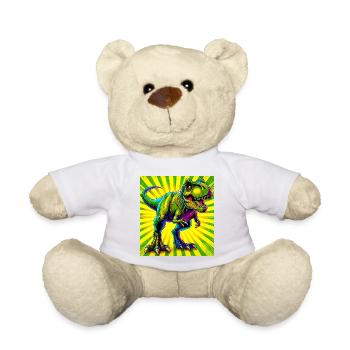Dinosaurier - Teddy - Weiß - Vorne