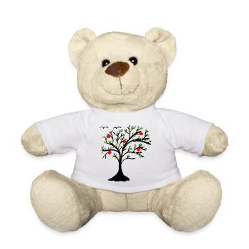Apfelbaum Baum Garten Apfel  - Teddy - Weiß - Vorne