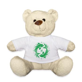 Symbole des Poissons – Doux & Moderne - Nounours - blanc - Devant