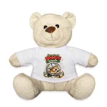 Einmal ohne Idioten / Einmal mit Profis war früher - Teddy - Weiß - Vorne