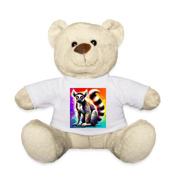 Lemur - Teddy - Weiß - Vorne