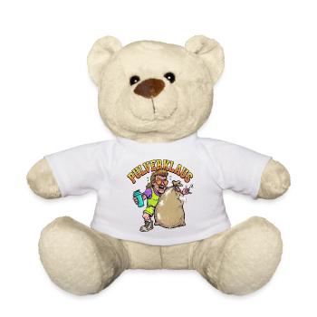 Pulverklaus: Protein oder Zauberpulver Gym - Teddy - Weiß - Vorne