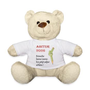 ABITUR_2026 - Teddy - Weiß - Vorne