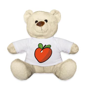 Peche_coeur - Teddy Bear - white - Front