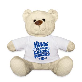 Hunde Sind Meine Lieblingsmenschen - Teddy - Weiß - Vorne