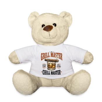 Grillmeister Whisky & Zigarre - Teddy - Weiß - Vorne