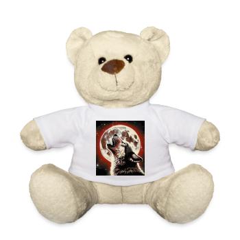 Wolf heult zum Vollmond - Teddy - Weiß - Vorne