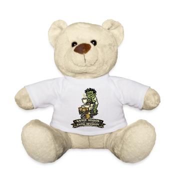 Kaffee-Mission: Zombie Kaffeeheld - Teddy - Weiß - Vorne