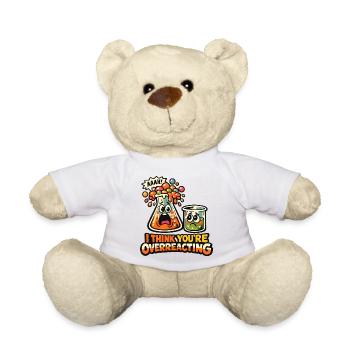 Laboratory caricature: Overreaction - Teddy Bear - white - Front