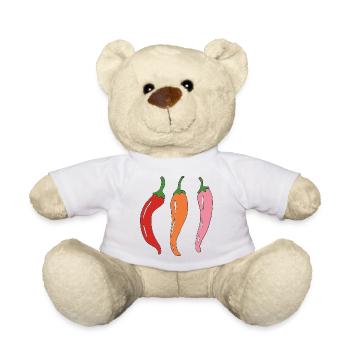 Chili-Trio Illustration - Teddy - Weiß - Vorne
