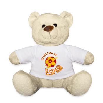 Spanien Fußball Krone Emblem - Teddy - Weiß - Vorne