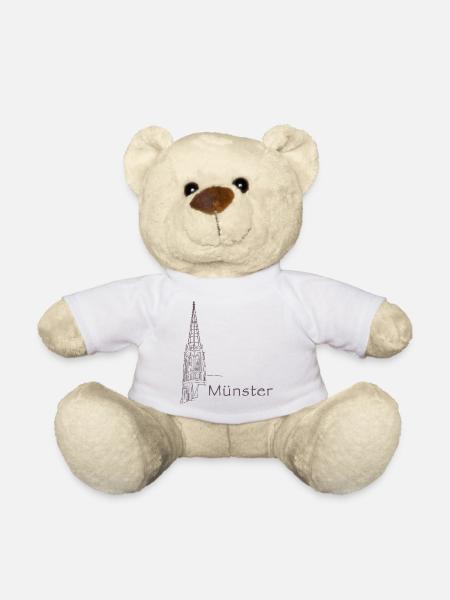 Münster Lambertikirche - Teddy - Weiß