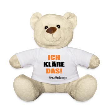 Umwelttechnologe Abwasser - Teddy - Weiß - Vorne