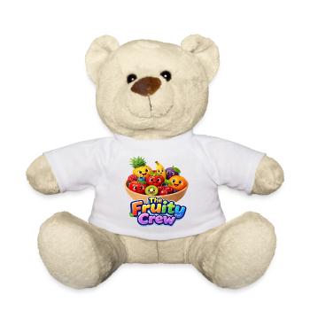 The Fruity Crew Fruit Theme - Teddy Bear - white - Front