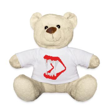 Dents vamp 8 bits - Nounours - blanc - Devant