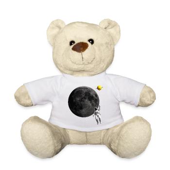 Astronaut and Moon Balloon - Teddy - Weiß - Vorne