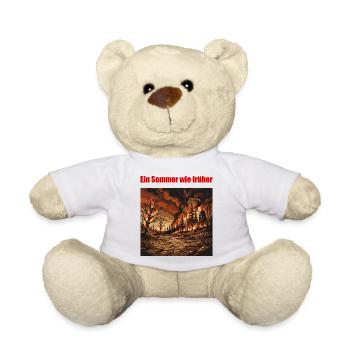 Ein Sommer wie früher – Klimawandel T-Shirt - Teddy - Weiß - Vorne