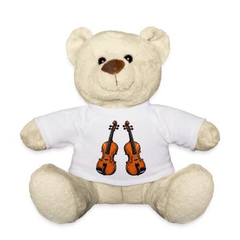 Violon Violon - Nounours - blanc - Devant