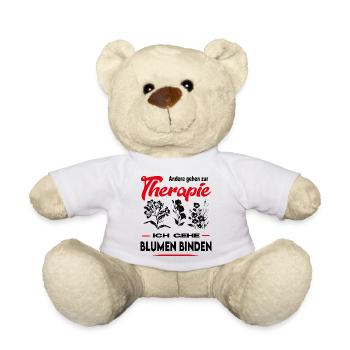 Florist Florist Florist Flower seller Profession - Teddy Bear - white - Front