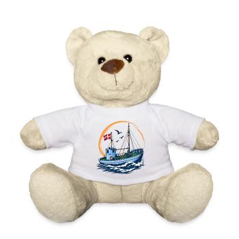 Cutter de pêche - Nounours - blanc - Devant