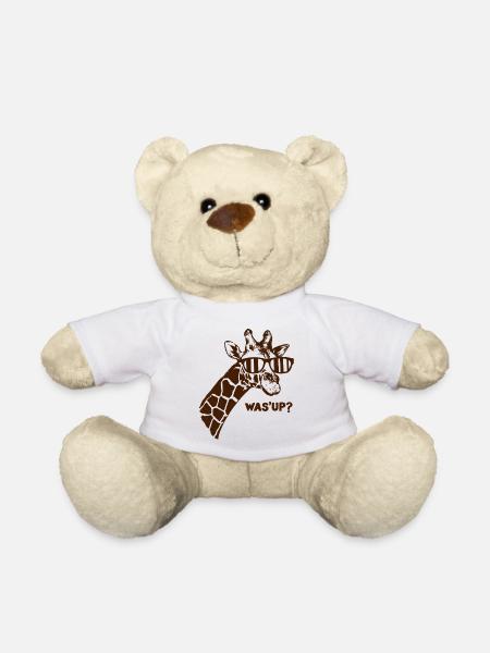 Giraffen-Sonnenbrille war oben - Teddy - Weiß