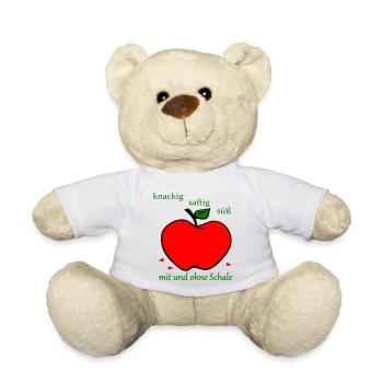 Apfel - Teddy - Weiß - Vorne