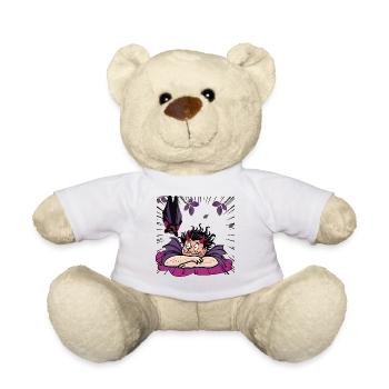 Raffael's Teuflischer Nachttraum nit Fledermaus - Teddy - Weiß - Vorne