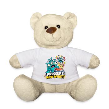Ich habe ihn gedrückt. Und jetzt? - Teddy - Weiß - Vorne