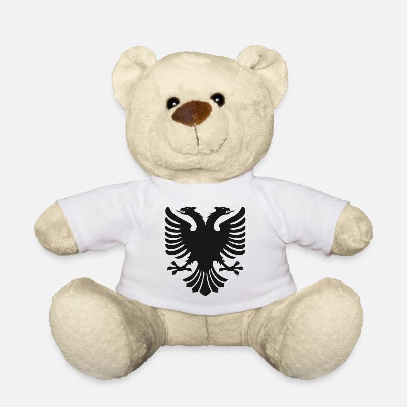 Aigle a 2 tetes - Nounours - blanc