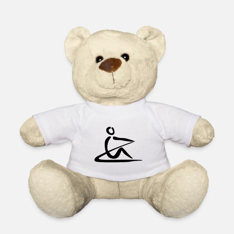 Logo d’aviron 1 - Nounours - blanc
