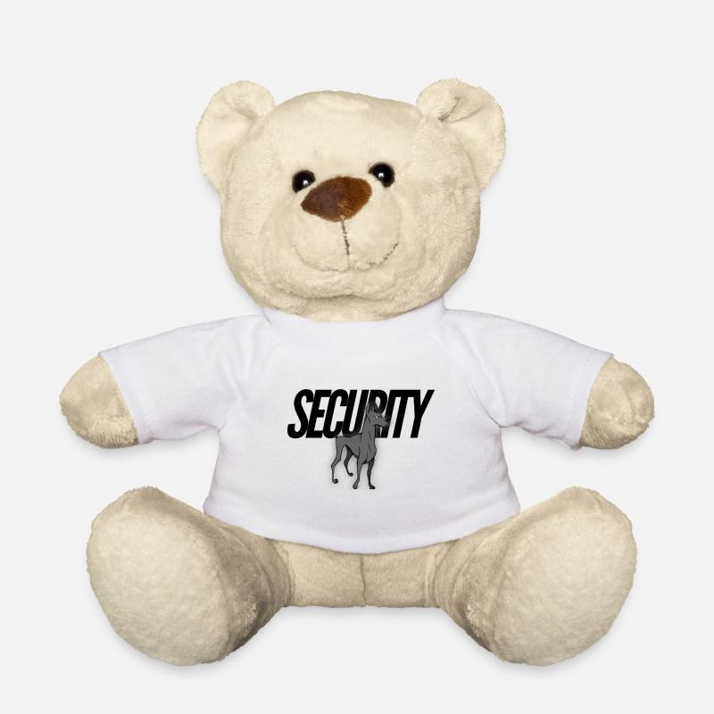 Security Dog - Teddy Bear - white