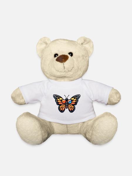 Schmetterling Cool Comic - Teddy - Weiß
