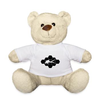 Taucher im schicken Tauchdesign - Teddy - Weiß - Vorne
