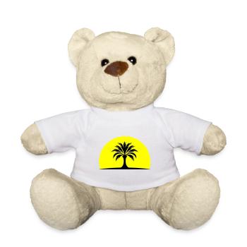 Sonne Palme Insel - Teddy - Weiß - Vorne